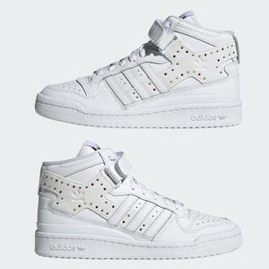 Adidas Womens Forum Mid x SWAROVSKI White Black - GY0819